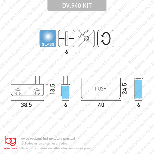 KIT dobradi�as + batente